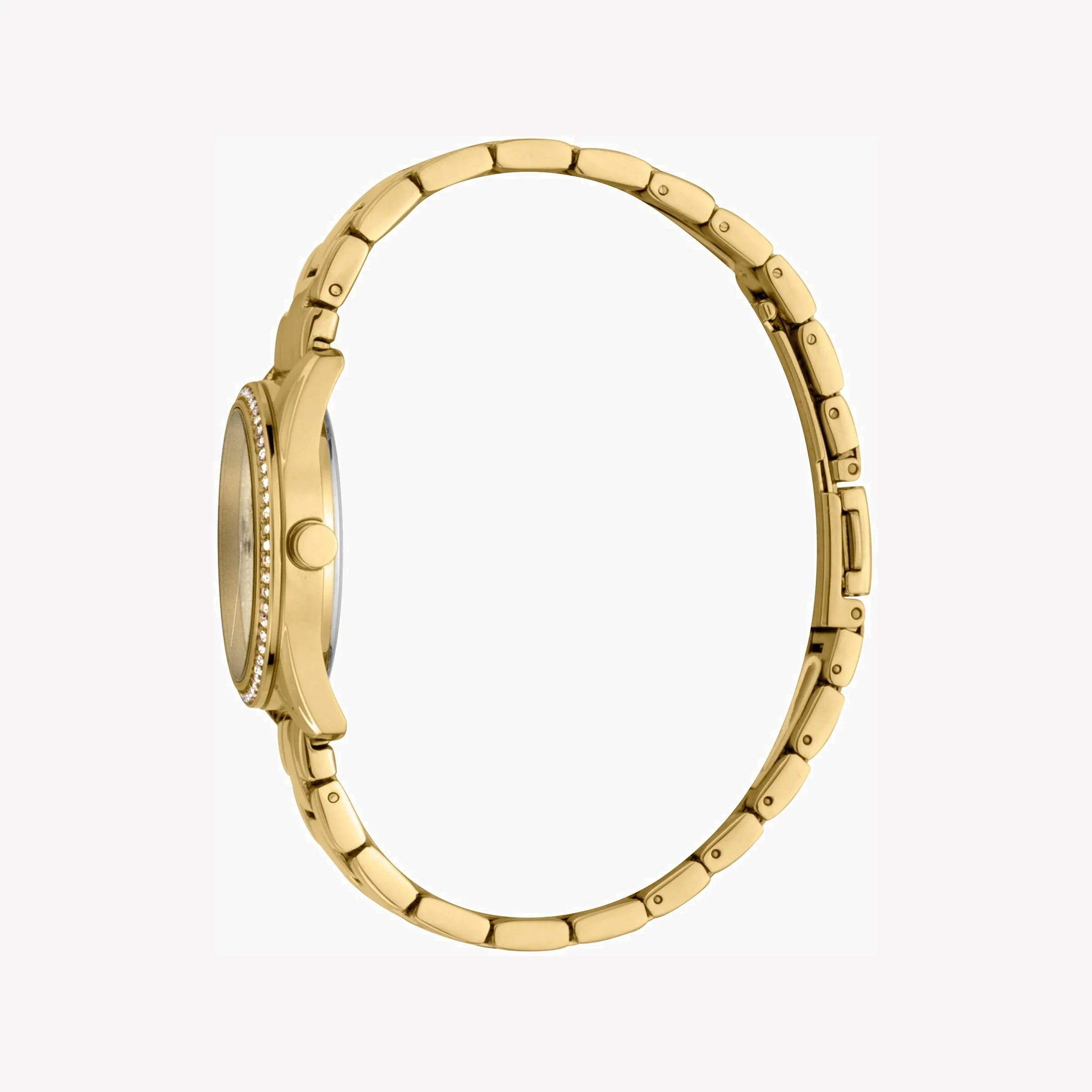 Esprit Women's Gold Stainless Steel Watch, Champagne Dial | Es1l158m0025-1