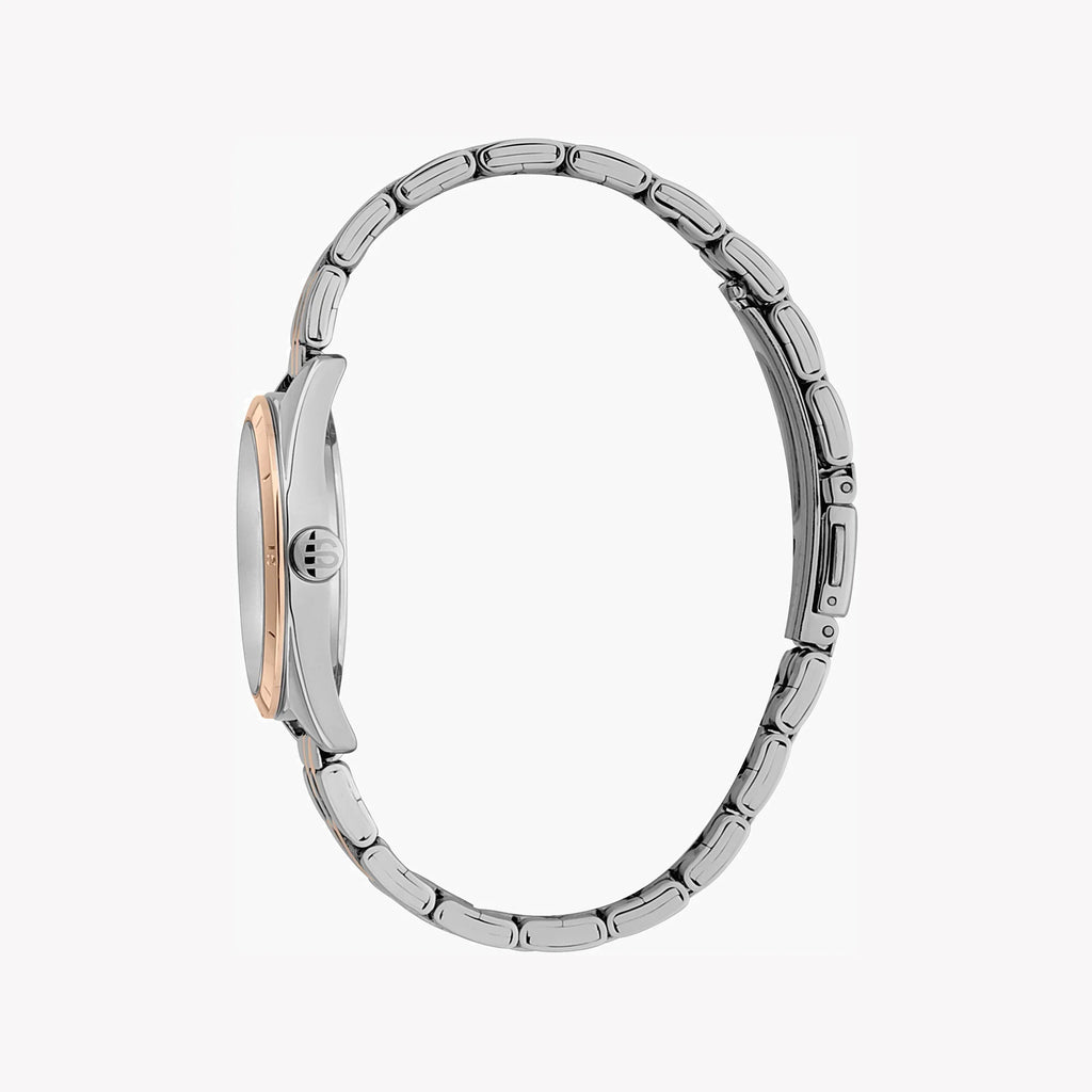 Esprit Women's Silver & Rose Gold Watch, Silver Dial | Es1l085m0065-1