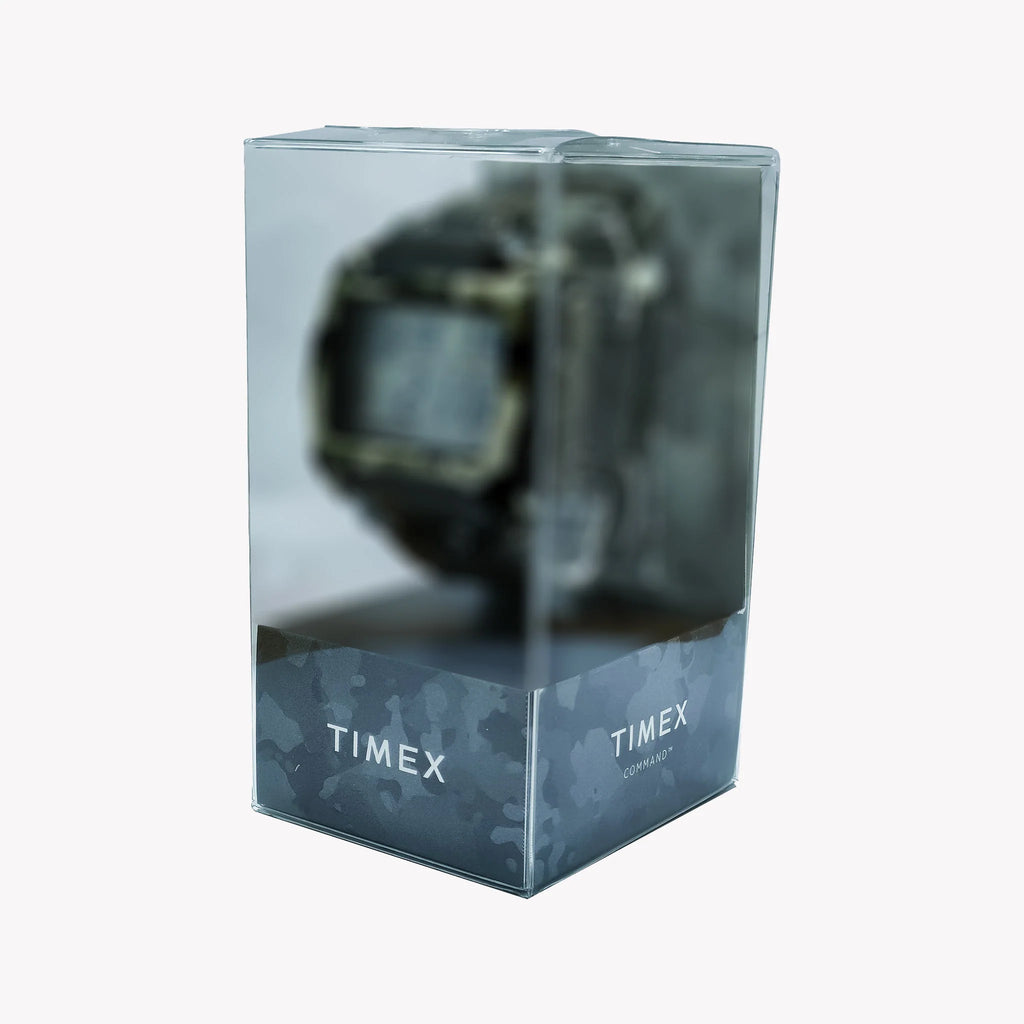 Timex Men's Green Silicone Watch, Digital Dial | Tw5m28900-4