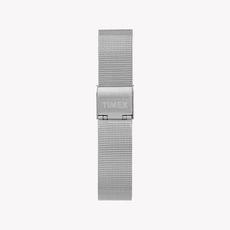 Timex Women's Silver Stainless Steel Watch, Silver Dial | Tw2r36200-2