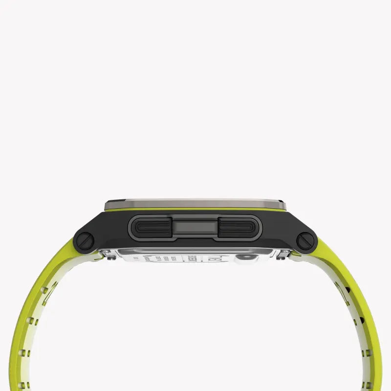 Timex Men's Green Silicone Watch, Digital Dial | Tw5m28900-1