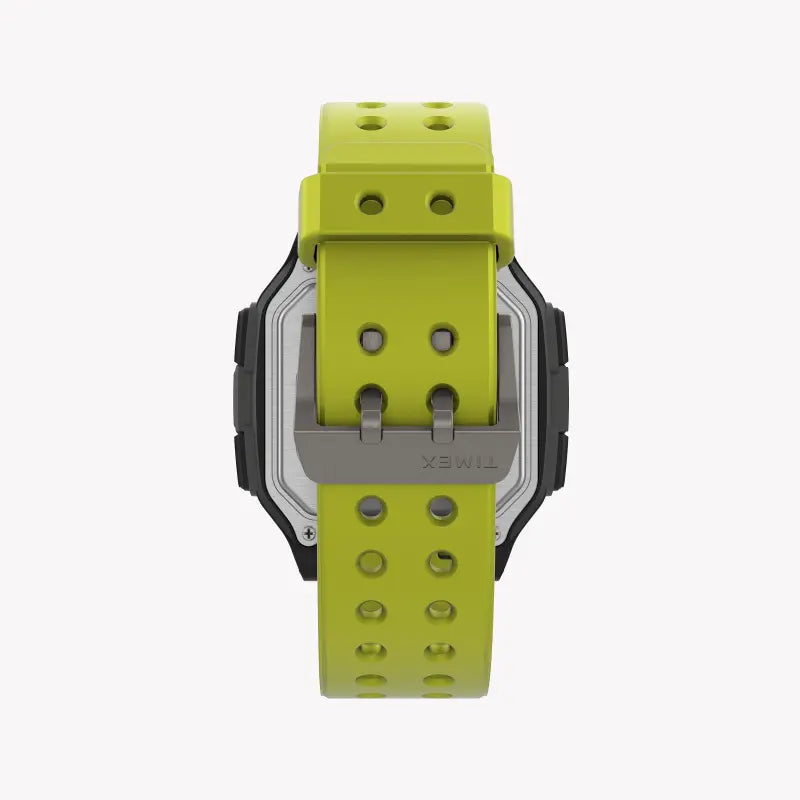 Timex Men's Green Silicone Watch, Digital Dial | Tw5m28900-2