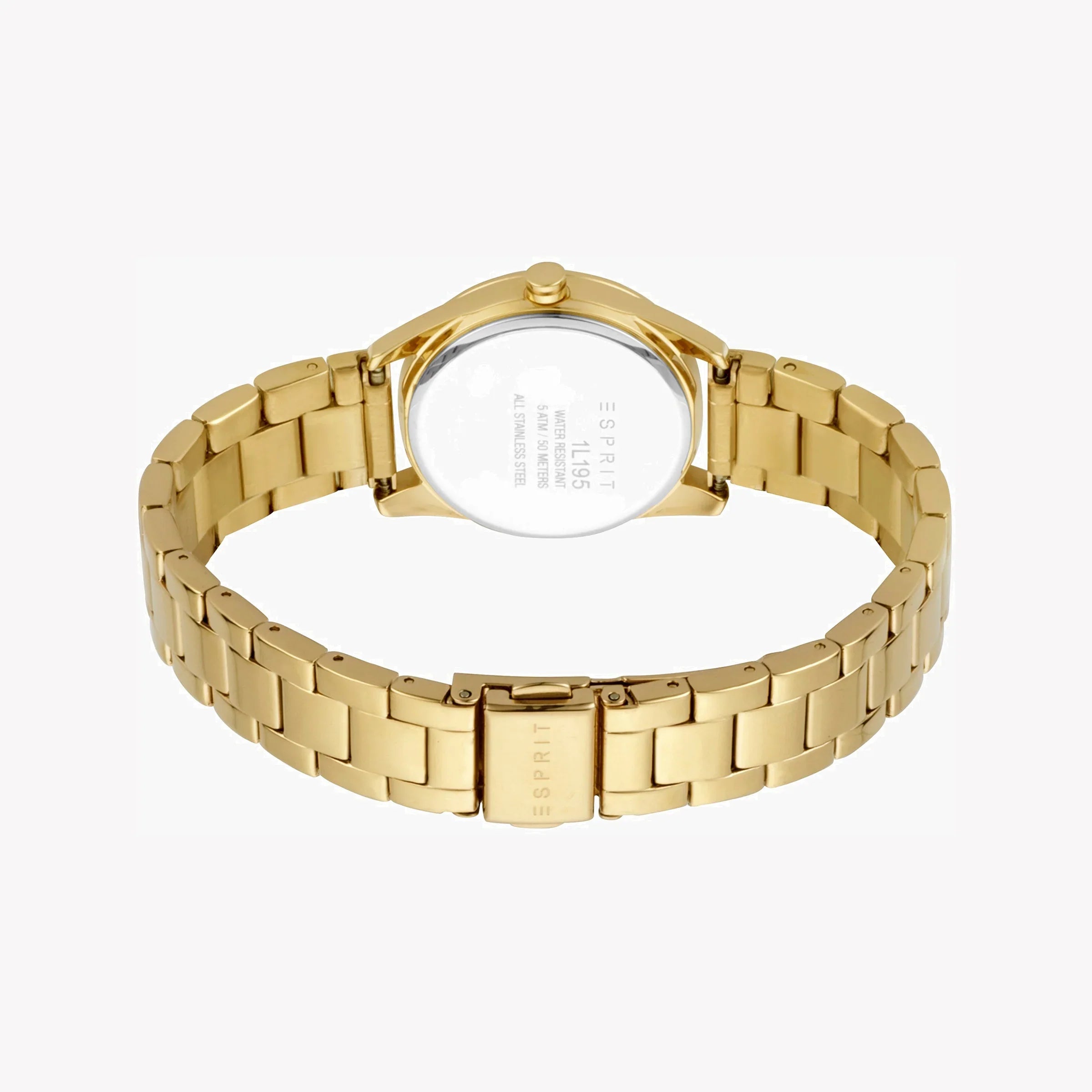 Esprit Women's Gold Stainless Steel Watch, Champagne Dial | Es1l158m0025-2